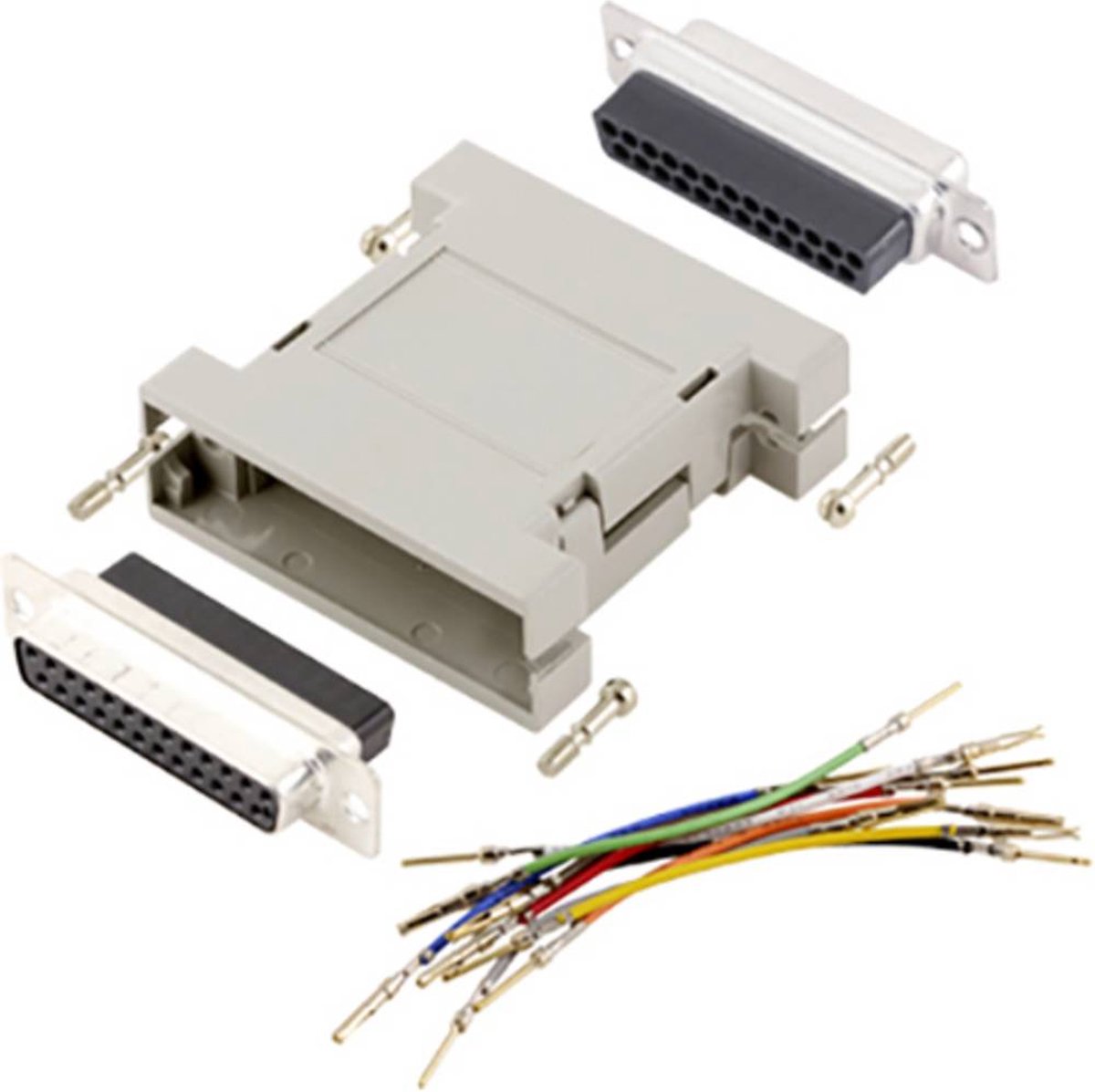 encitech GA-0909-MF-LG-K D-SUB-adapter D-SUB-stik 9-pol. - D-SUB-bøsning 9-pol. 1 stk