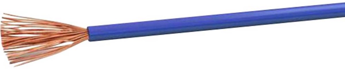 VOKA Kabelwerk H05VK075BL Slangekabel H05V-K 1 x 0.75 mm² Blå 100 m
