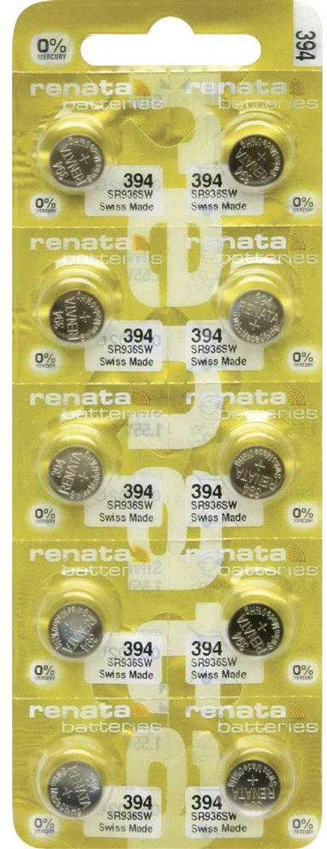 Renata Knapcellebatteri 394 10 stk 84 mAh