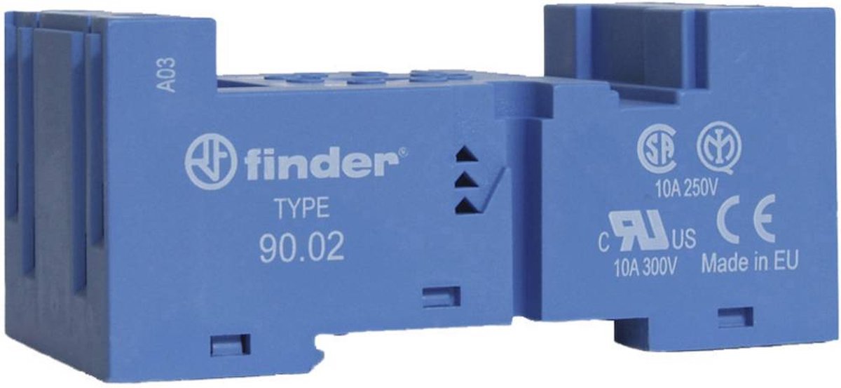 Finder 90.02 Relæsokkel Passer til serie: Weg Serie CWC12 Finder 60.12 1 stk