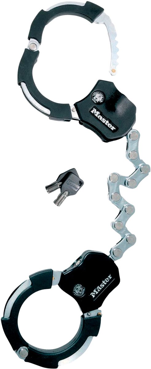 Master Lock 8290EURDPRO Rammelås Sort, Sølv Nøglelås