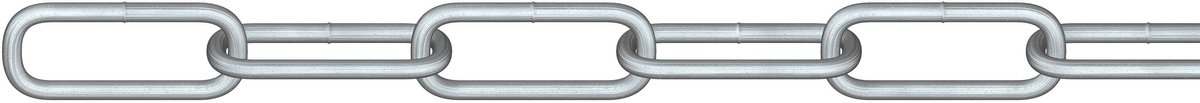 dörner + helmer 171832G Urkæde Sølv Galvaniseret stål Galvaniseret 30 m