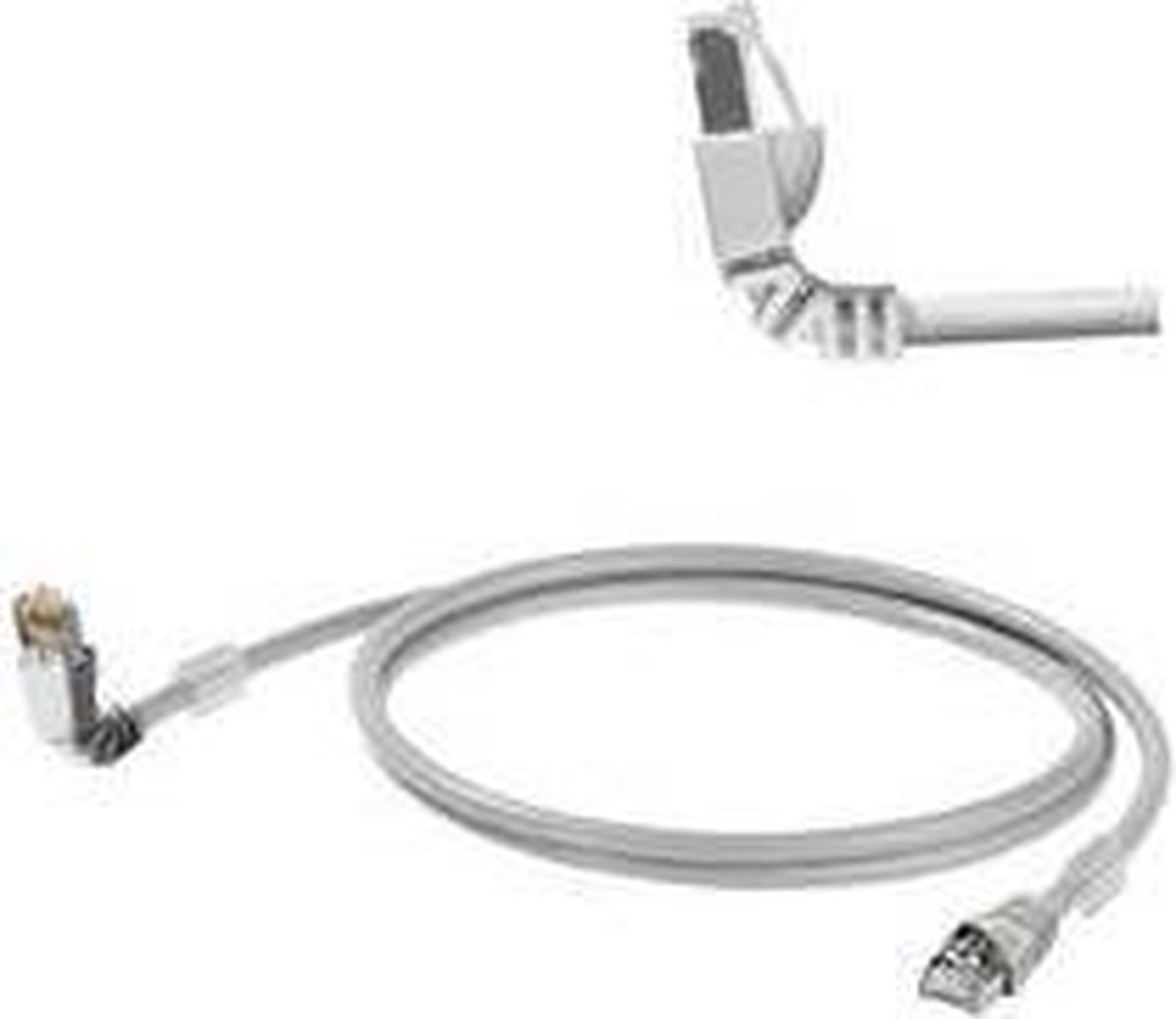Weidmüller 1248280010 RJ45 Netværkskabel, patchkabel CAT 6A S/FTP 1.00 m Grå UL-certificeret 1 stk