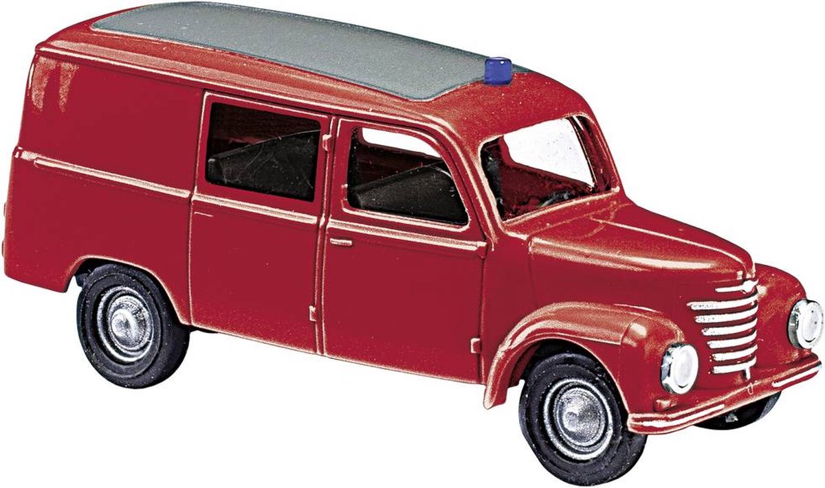 Busch 8667 TT Udrykningskøretøj model Framo Halvbus brandvæsen