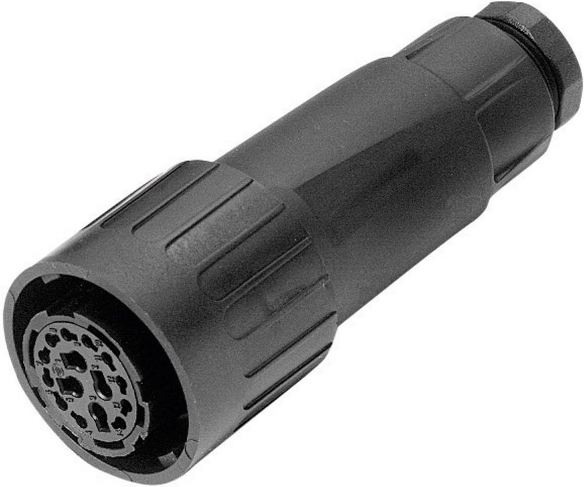 Amphenol C016 10E014 002 1 Rundstik Kobling, lige Samlet poltal: 14 + PE Serie (rundstikforbindelse): C016 1 stk