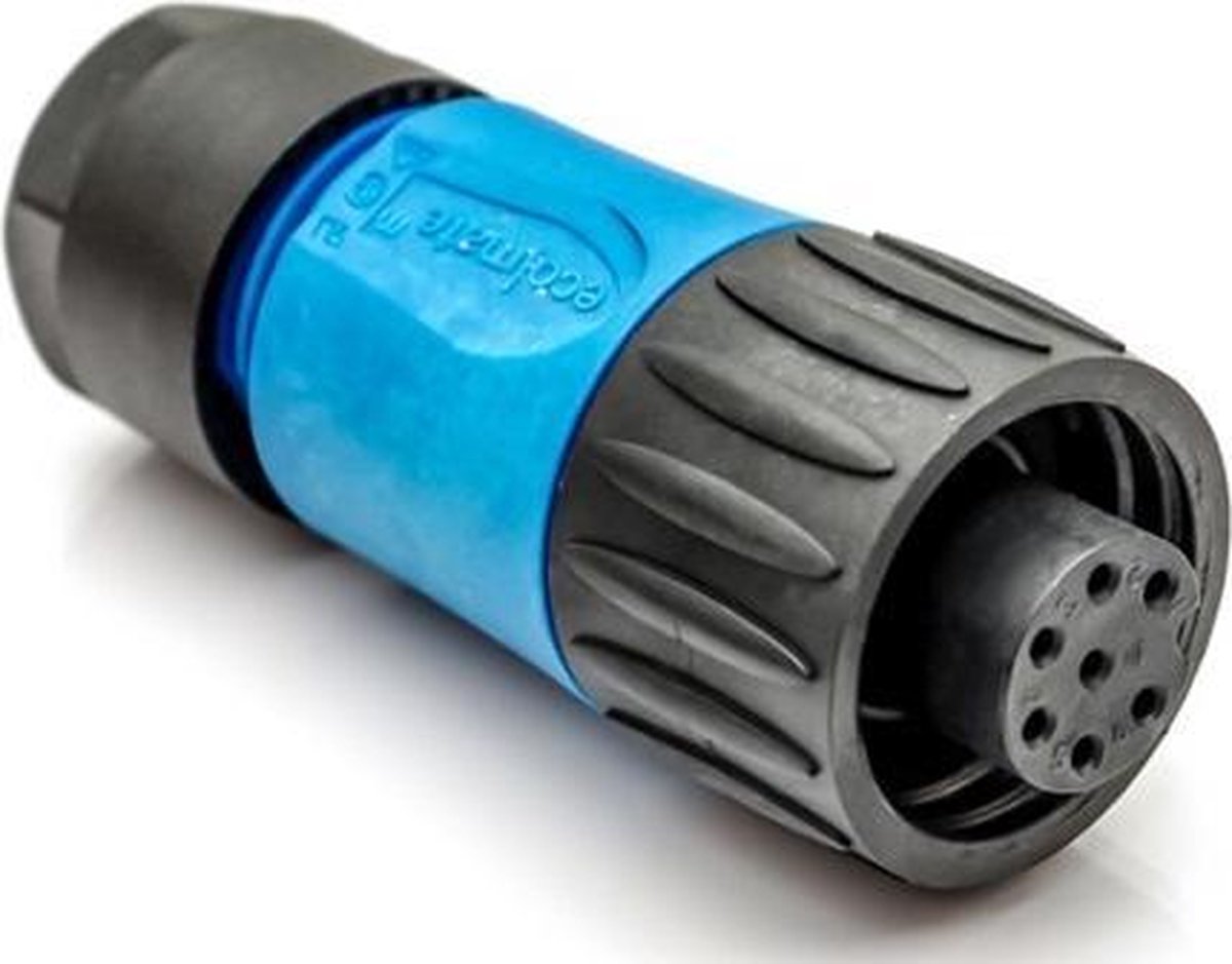 Amphenol C016 30D006 110 10 Rundstik Kobling, lige Samlet poltal: 6 + PE Serie (rundstikforbindelse): C016 1 stk