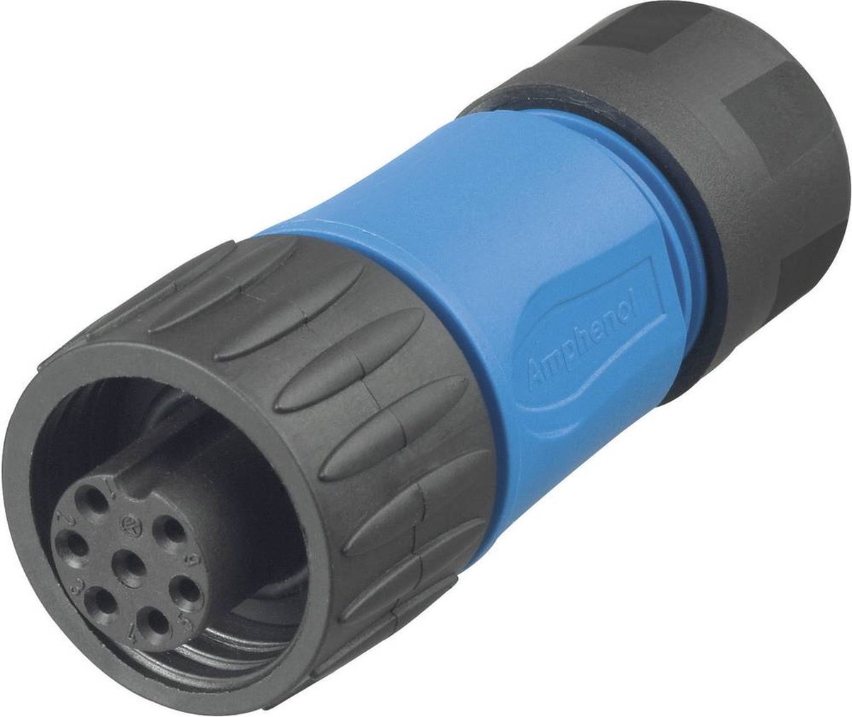 Amphenol C016 20D003 110 10 Rundstik Kobling, lige Samlet poltal: 3 + PE Serie (rundstikforbindelse): C016 1 stk