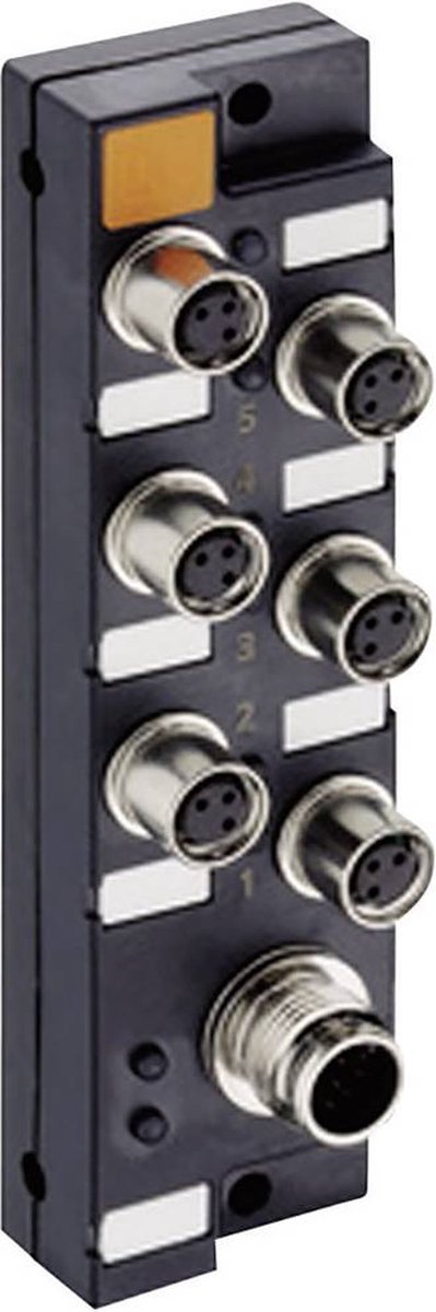 Lumberg Automation ASBSM 6/LED 3 65346 Sensor/aktorbox passiv M8-fordeler med metalgevind 1 stk Piece