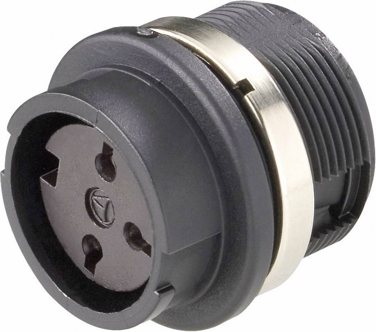 Round connector C091/B Nominal current: 5 A Number of pins: 6 T 3427 000 Amphenol Content: 1 pc(s)