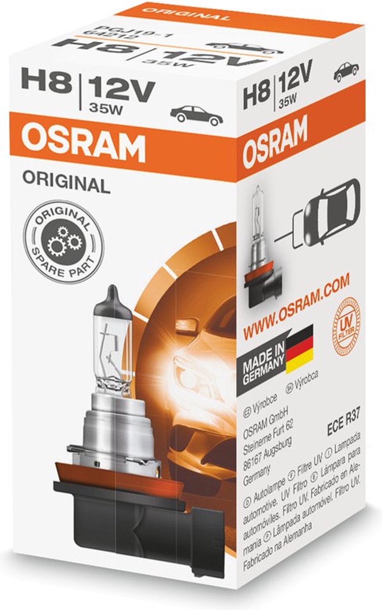 Osram Automotive 64212 halogen lyskilde Original Line H8 35 W 12 V