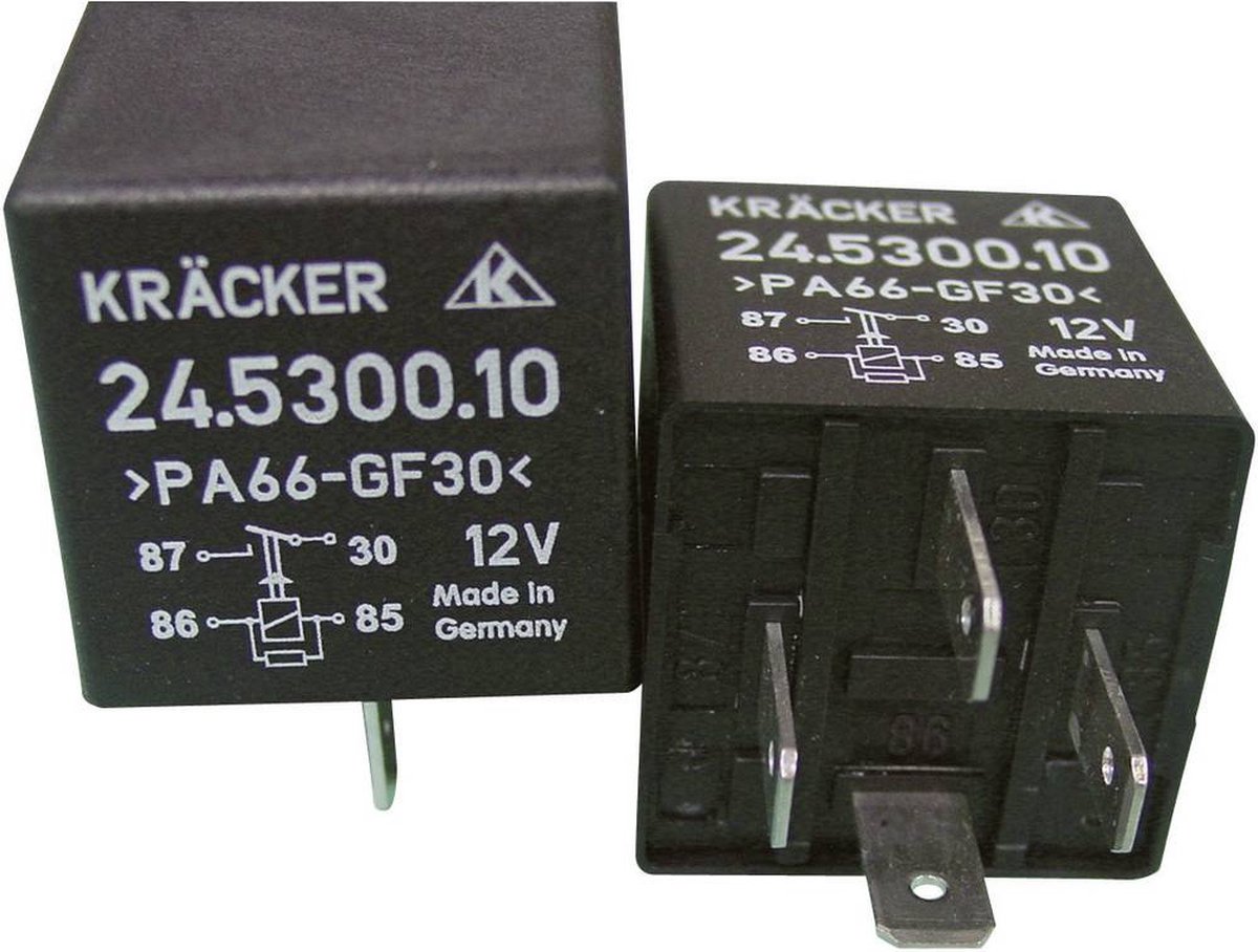 Kräcker 24.5300.10 Køretøjsrelæ 12 V/DC 20 A 1 x sluttekontakt