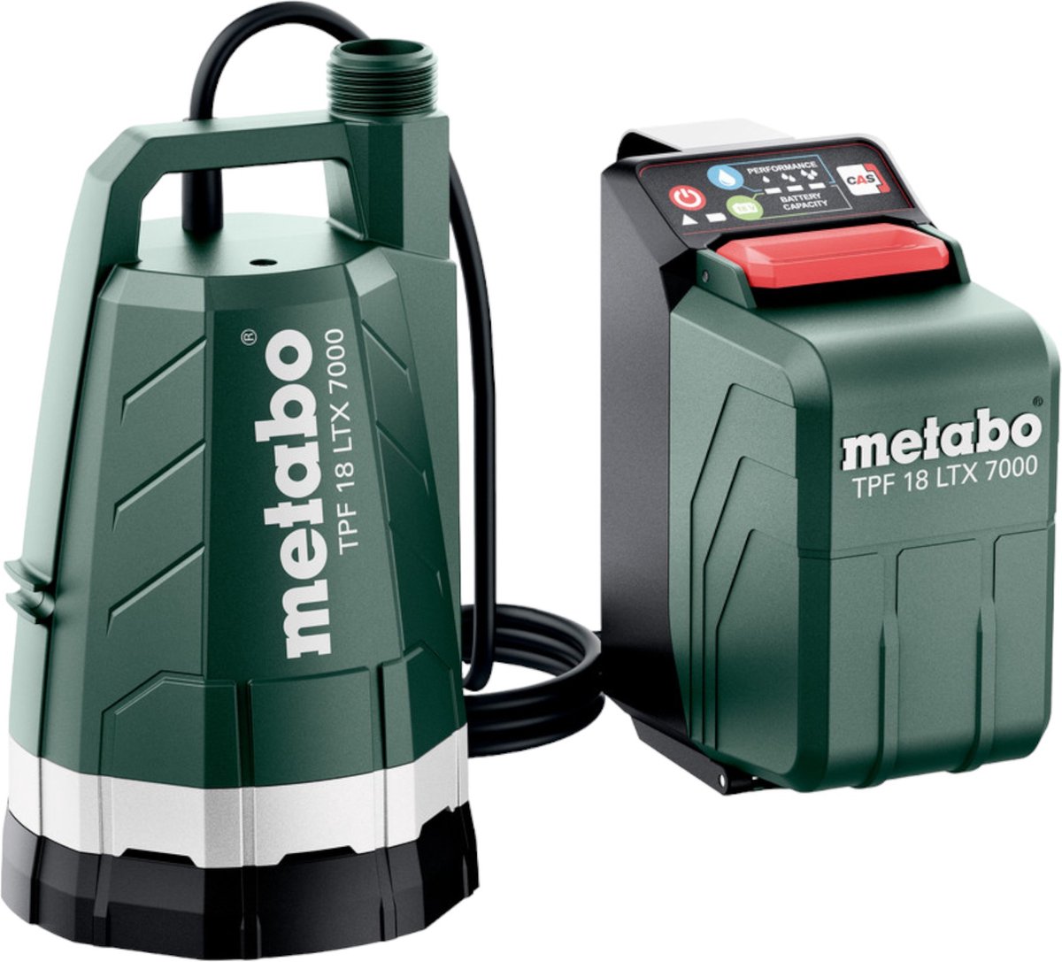Metabo 601748850 TPF 18 LTX 7000  Akku Dykpumpe 7000 l/h 9 m