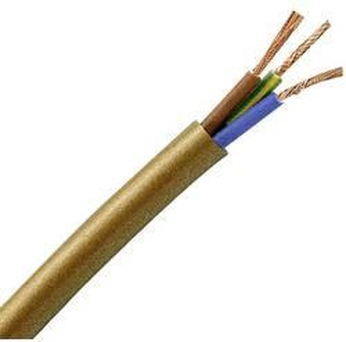 Kopp 151605844 Slangekabel H03VV-F 3 x 0.75 mm² Hvid 5 m