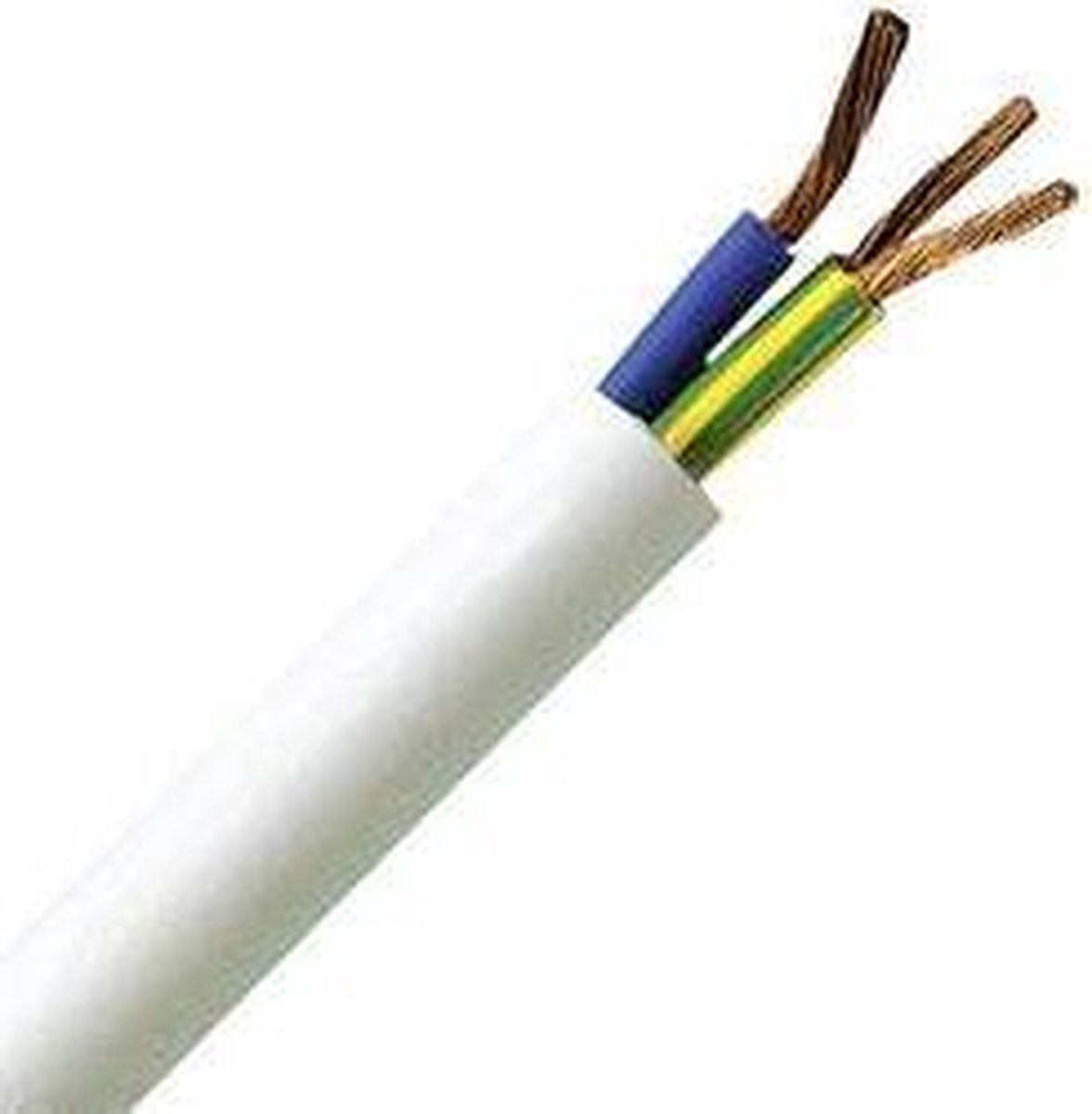 Kopp 151810842 Slangekabel H05VV5-F 3 x 1.5 mm² Hvid 10 m