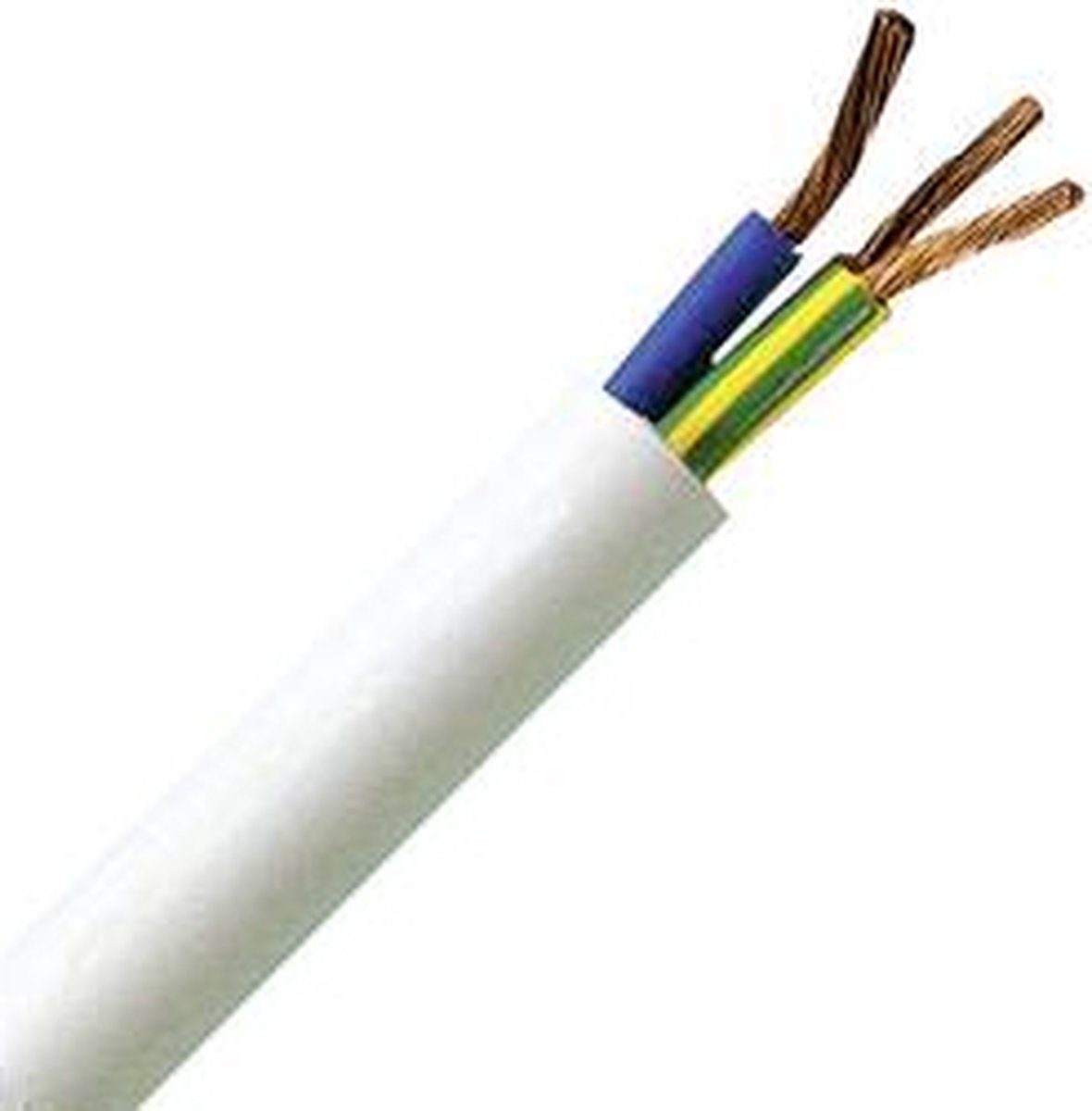 Kopp 151805840 Slangekabel H05VV5-F 3 x 1.5 mm² Hvid 5 m