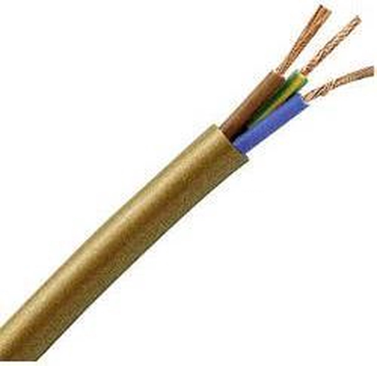 Kopp 151625006 Slangekabel H03VV-F 3 x 0.75 mm² Hvid 25 m