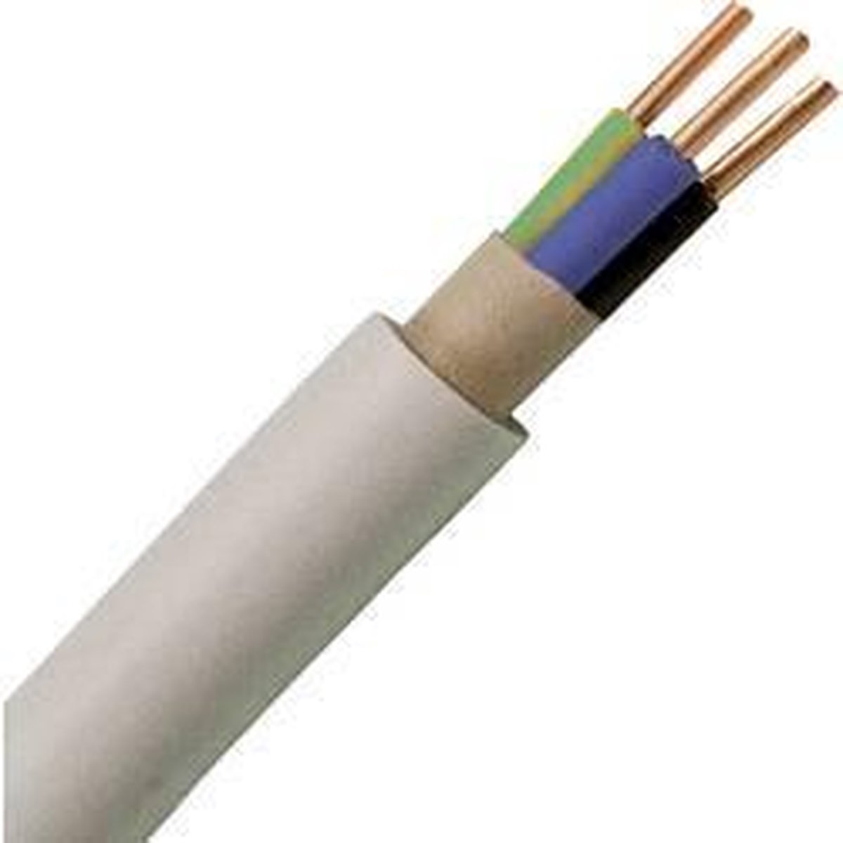 Kopp 153125003 Beklædt kabel NYM-J 3 G 2.5 mm² Grå 25 m