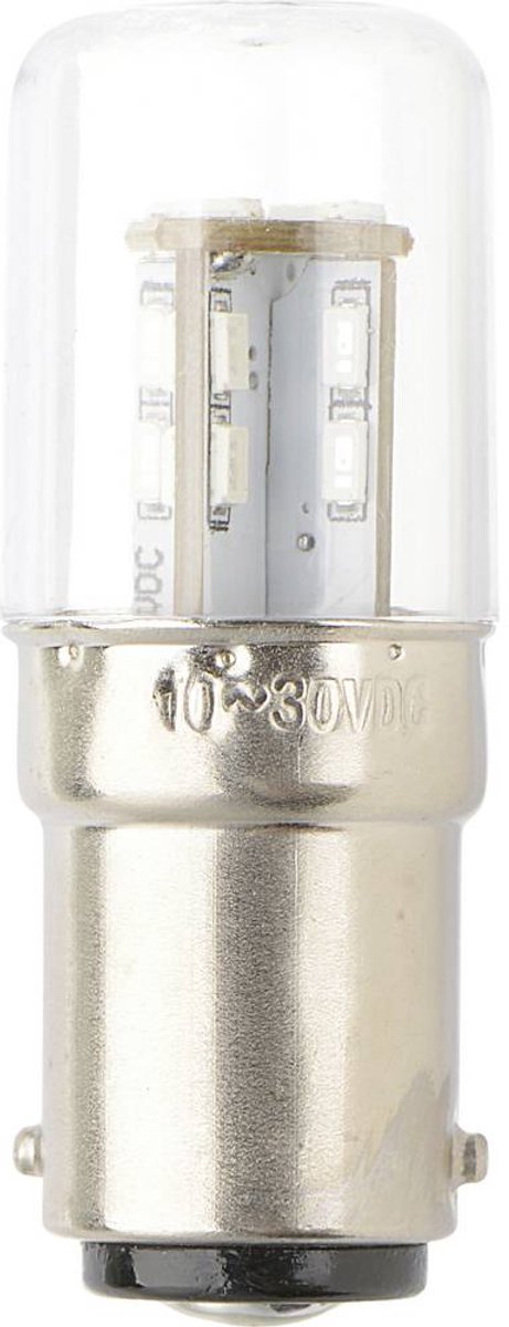 TRU COMPONENTS TC-13776160 LED-signallampe Grøn BA15d 12 V/DC, 24 V/DC 200 lm