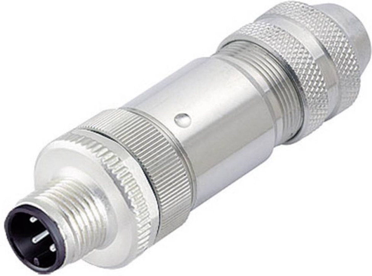 binder 99-1437-814-05 Sensor-, aktuator-stik, M12 Stik, lige Pol-tal (RJ): 5 1 stk Piece