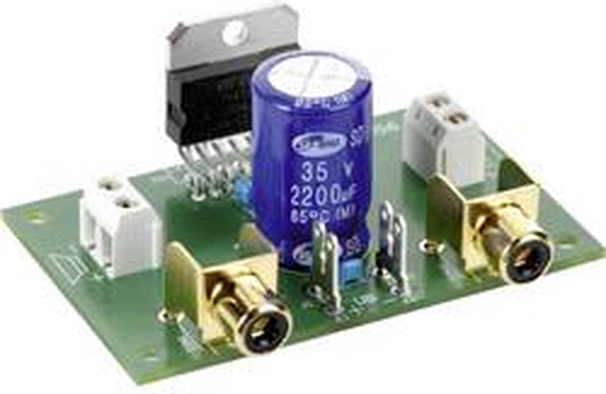 Conrad Components Stereo-forstærker Byggesæt 9 V/DC, 12 V/DC, 18 V/DC 35 W 2 Ω
