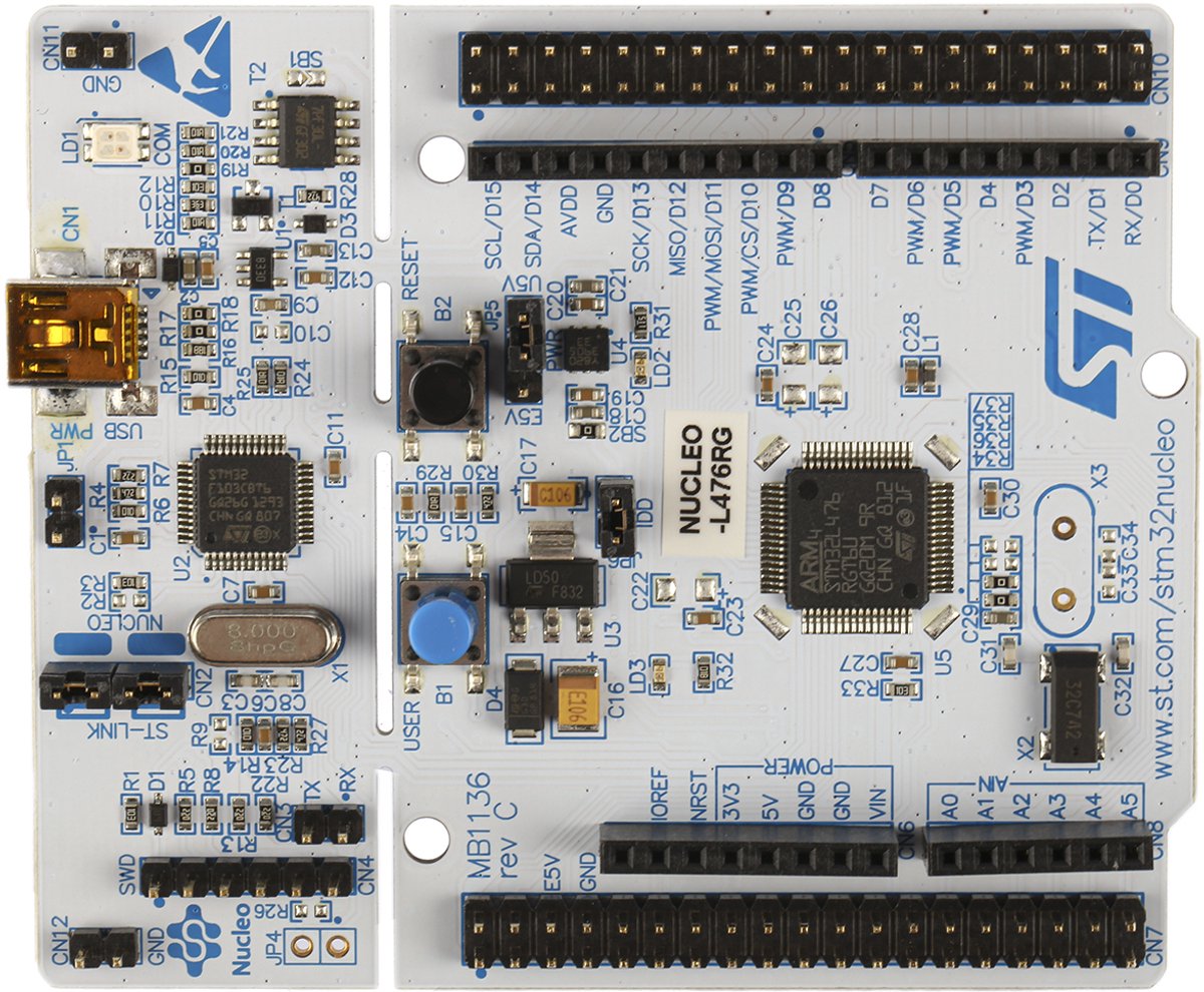 STMicroelectronics NUCLEO-L476RG Udviklingsboard 1 stk