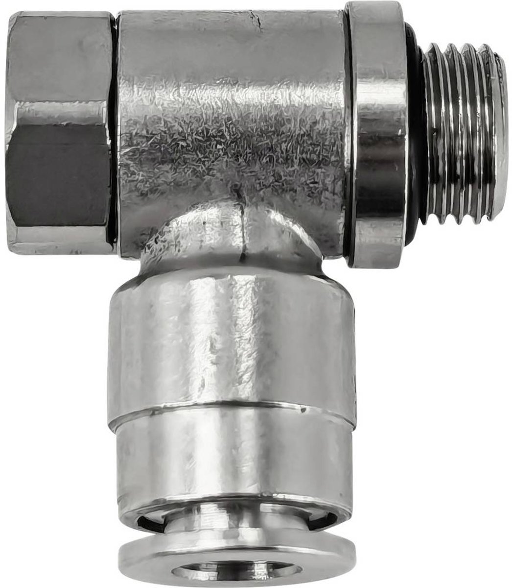 TRU COMPONENTS Vinkelforbinder TC-14205596 MPH-G 8-03 Rør Ø: 8 mm Gevind-mål: G3/8 1 stk