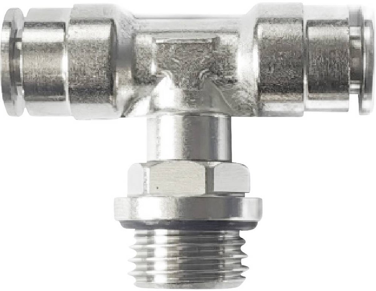 TRU COMPONENTS T-stik TC-14205576 MPB-G 8-03 Rør Ø: 8 mm Gevind-mål: G3/8 1 stk