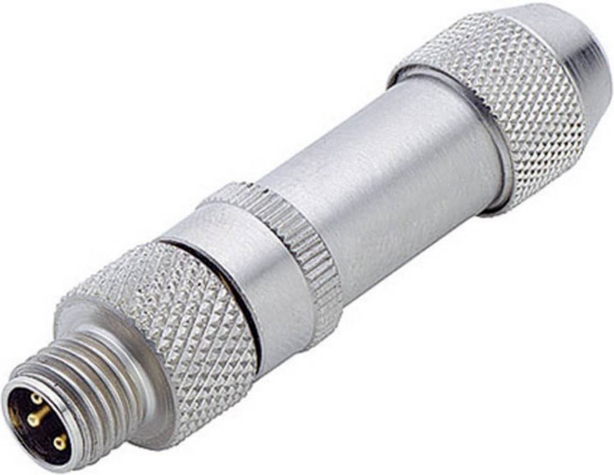 binder 99-3361-00-03 Sensor-, aktuator-stik, M8 Stik, lige Pol-tal (RJ): 3 1 stk Piece