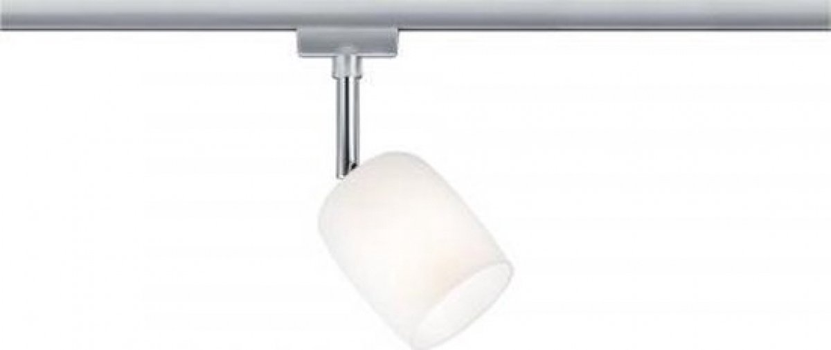 Paulmann Blossom Højvolt-skinnesystem-lampe URail Krom (mat), Satin