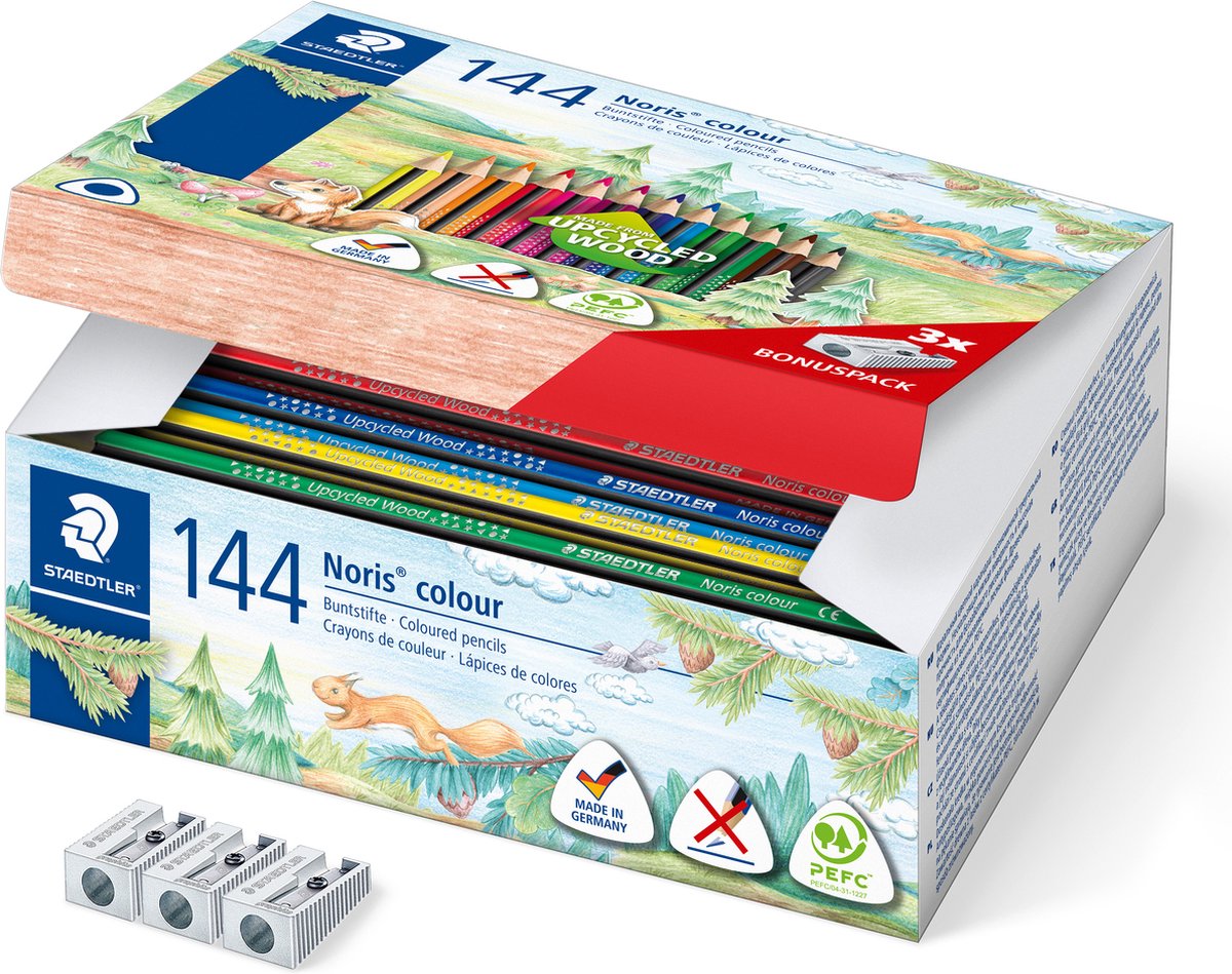 Staedtler Multifarvet pen Noris colour trekant 187 C144 1 Set