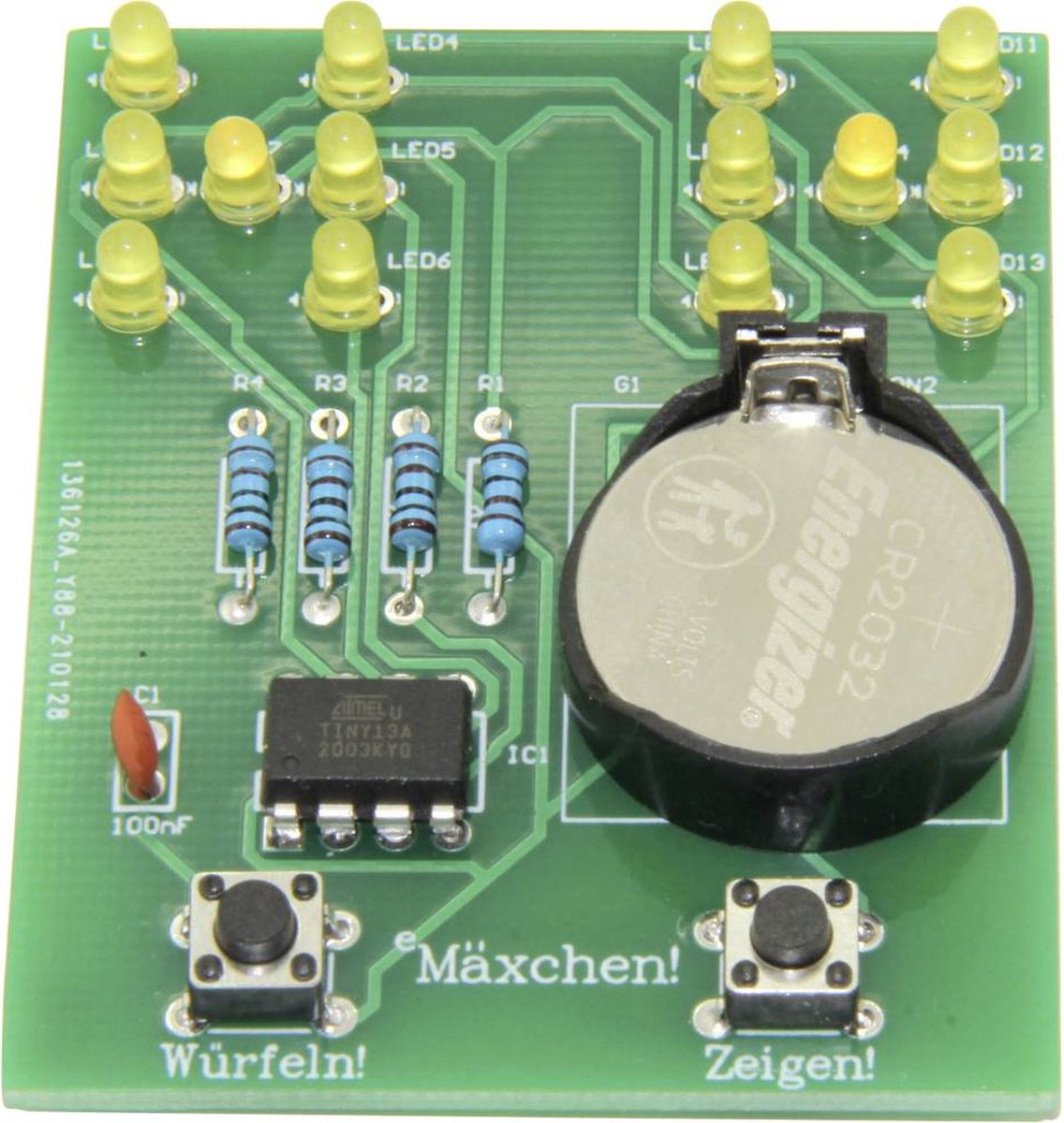 Sol Expert 76400 Mäxchen LED-loddebyggesæt Variant: Byggesæt