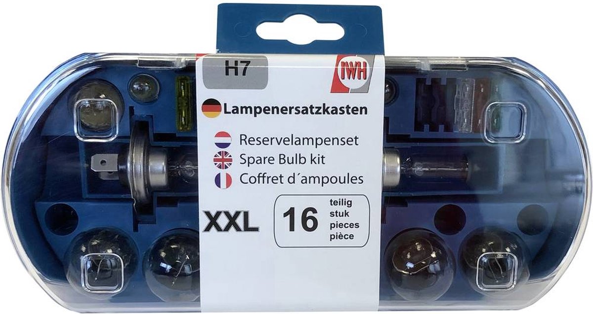 IWH 019500 Halogen-pære reservelampeboks H7 55 W 12 V