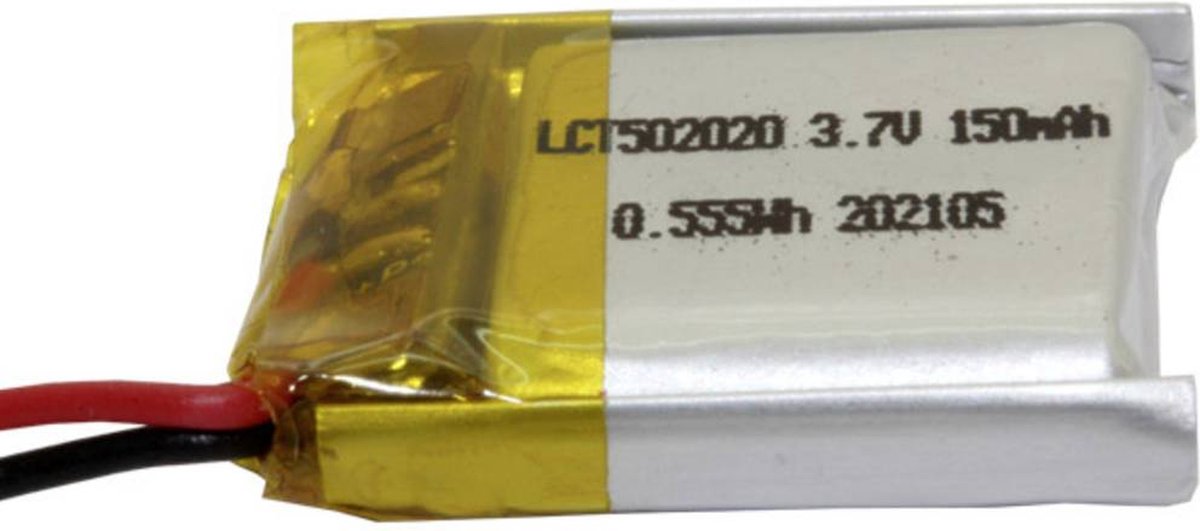 Micro-LiPo-batteri Sol Expert 21005 (L x B x H) 20 x 20 x 5 mm