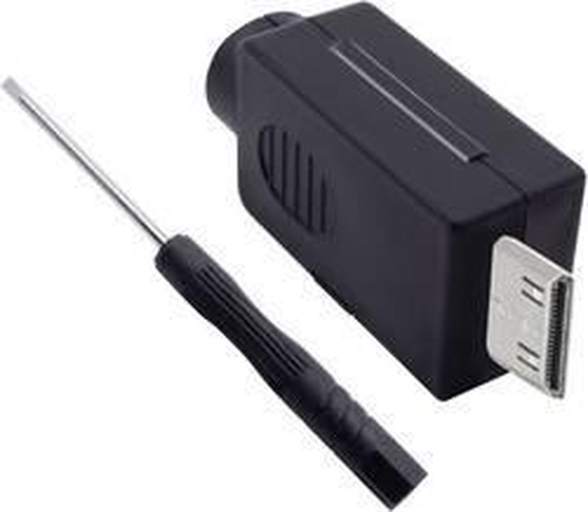 Quadrios 2001C218 HDMI-stik Stik, lige Poltal: 20 Sort 1 stk
