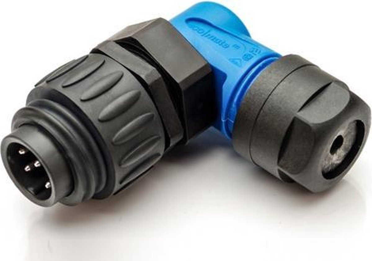 Amphenol C016 10K006 000 10 Rundstik Stik, vinklet Serie (rundstikforbindelse): C016 Samlet poltal: 6 + PE 1 stk