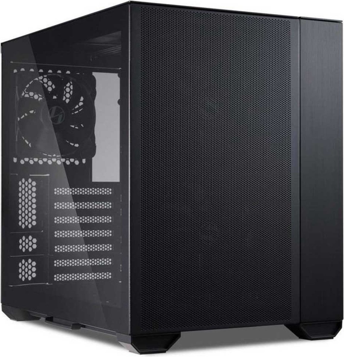 Lian Li O11 AIR MINI BLACK Midi-tower Gaming-kabinet, Kabinet Sort