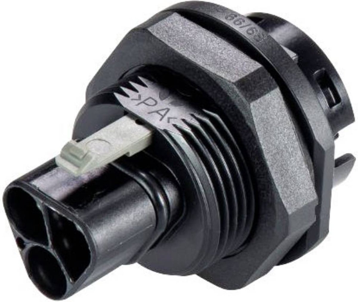 Wieland Electric 96.032.1053.1 Rundstik Stik, indbygning Samlet poltal: 3 1 stk