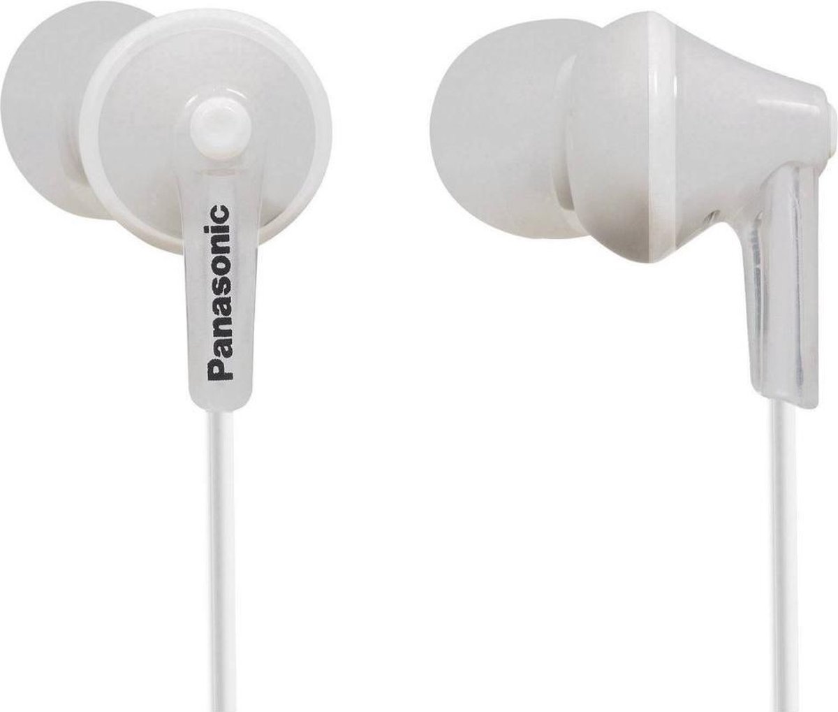 Panasonic RP-HJE125E In Ear hovedtelefoner kabelbundet Stereo Hvid Mobiltelefon