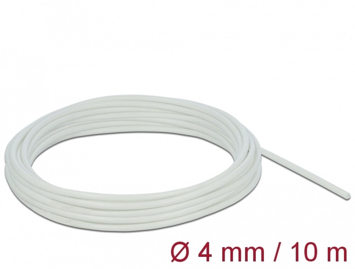 Delock 18927 18927 Kabelslange 4 mm (max) Hvid 1 stk