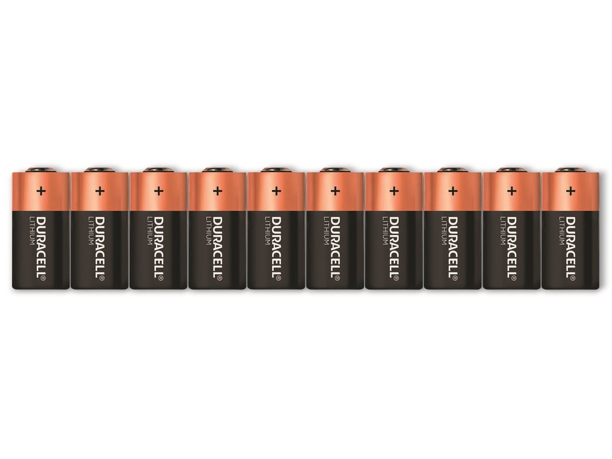 Duracell CR 123A CR-123A Fotobatteri Lithium 1400 mAh 3 V 10 stk