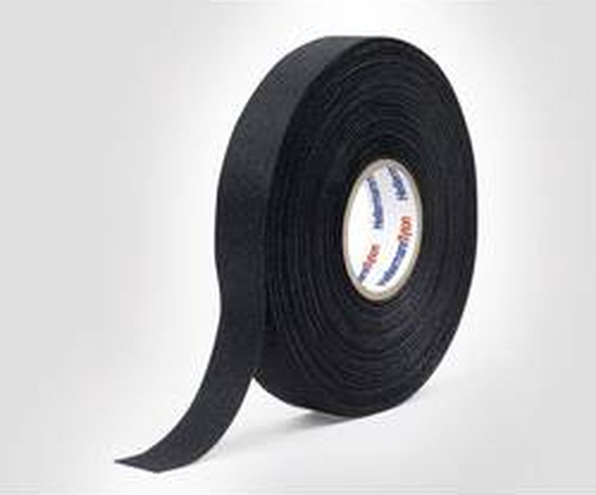 HellermannTyton HTAPE-PROTECT300-PET-BK 712-10001 Isoleringsbånd (L x B) 25 m x 19 mm 1 stk