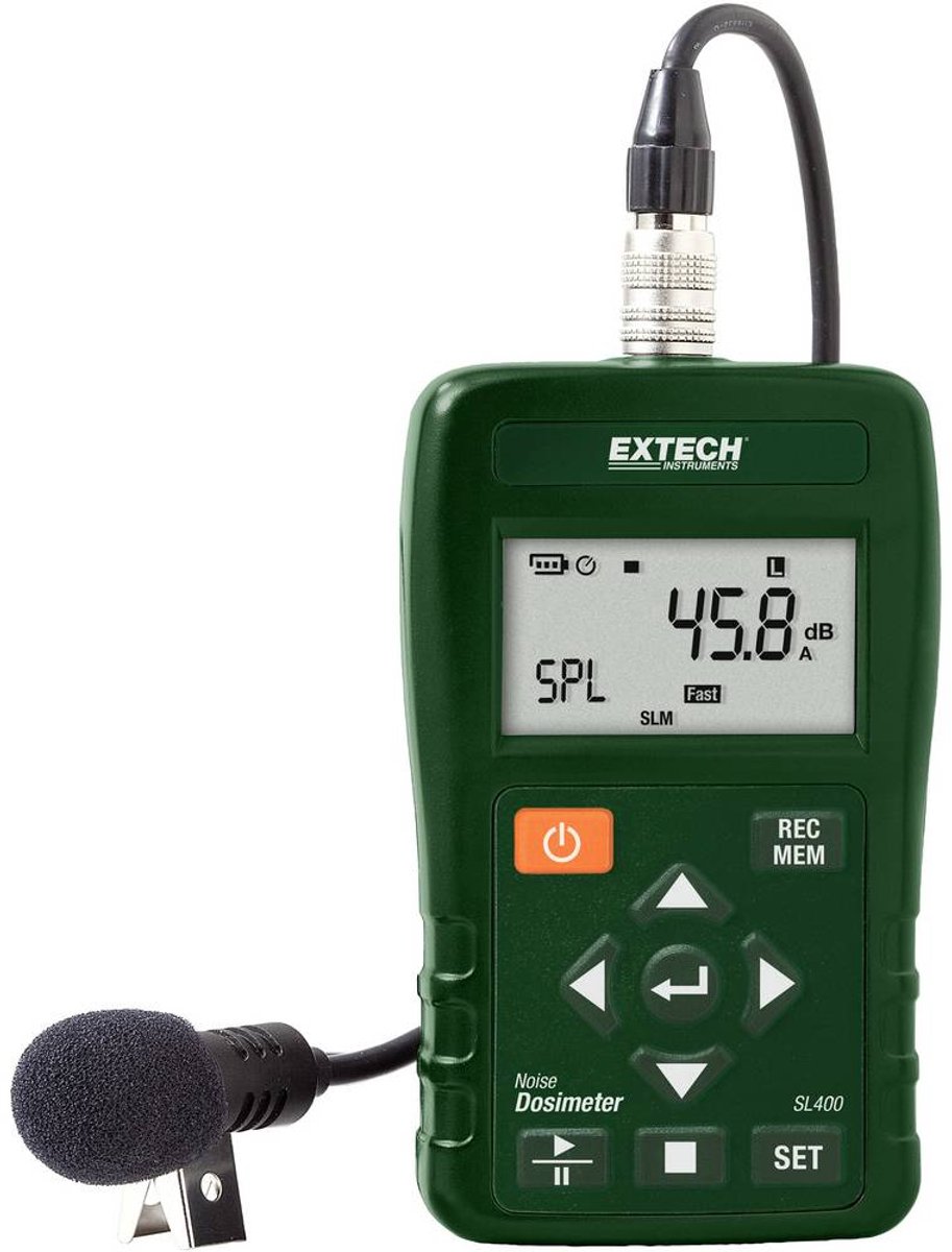 Extech Lydniveau-måleapparat Datalogger SL400 30 - 143 dB 20 Hz - 8 kHz USB