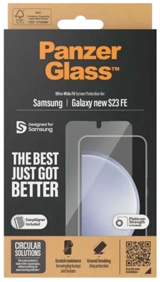 PanzerGlass Displaybeskyttelsesglas Samsung Galaxy S24 FE 1 stk 7378