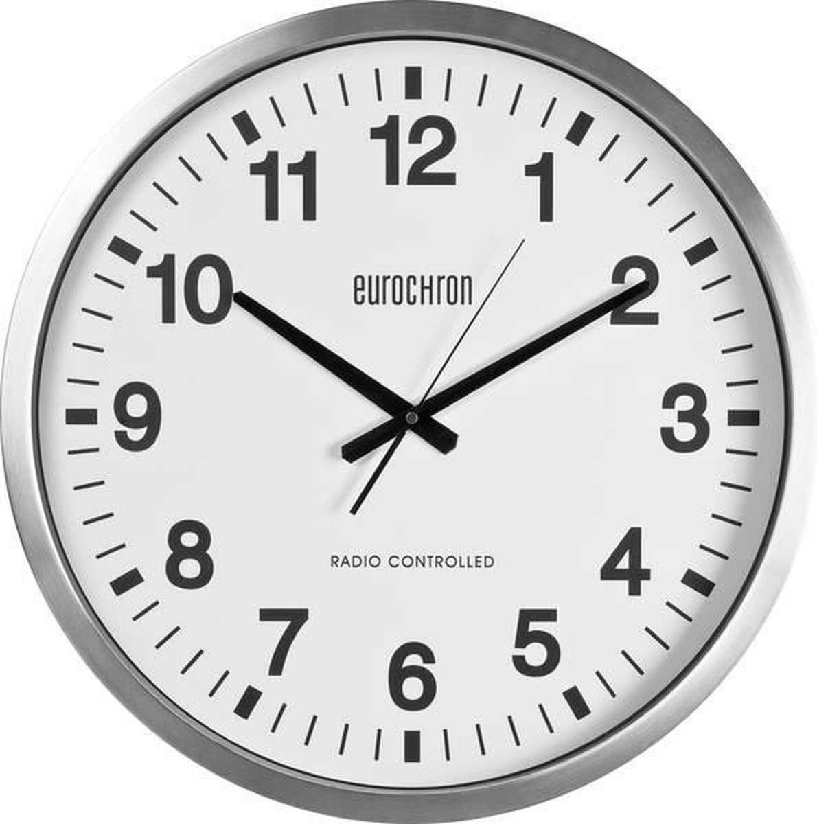 Eurochron EFWU 9000 Radio Vægur 50.7 cm x 63 mm Sølv