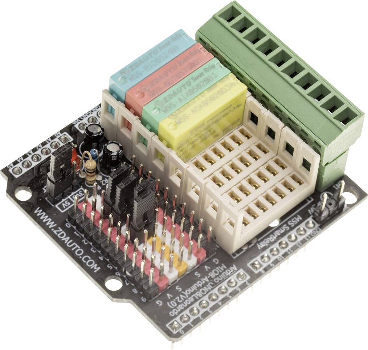 ZDAuto MIO-UNO Starter-Kit I/O-Shield Passer til: Arduino