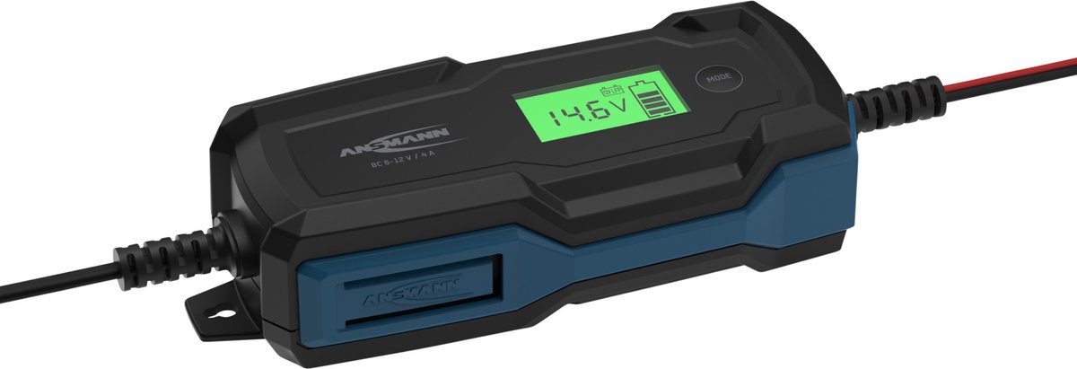 Ansmann BC 6-12V / 4 A 1001-0144 Oplader til bilen, Værkstedsoplader , Batteriovervågning, Bil-batteritester 6 V, 12 V 4 A
