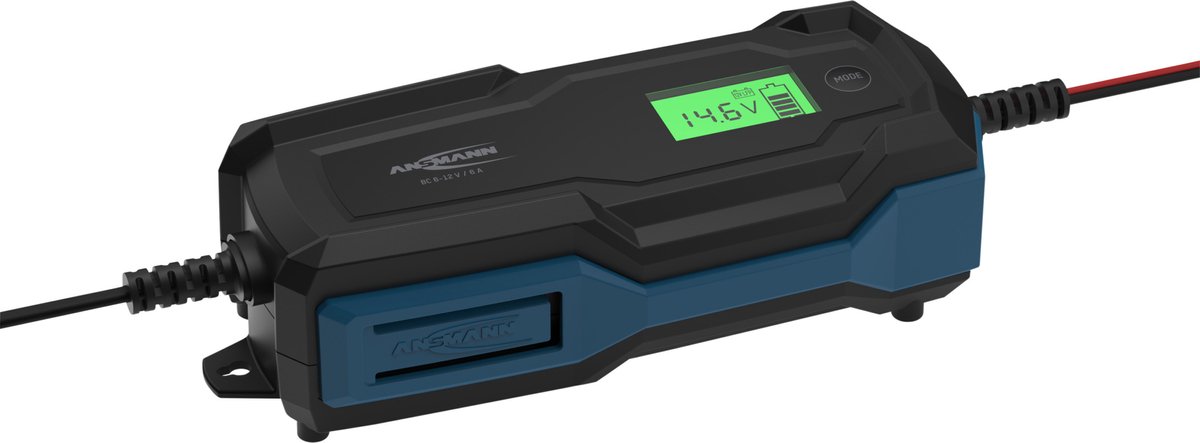 Ansmann BC 6-12V / 6 A 1001-0145 Oplader til bilen, Værkstedsoplader , Batteriovervågning, Bil-batteritester 6 V, 12 V 6 A
