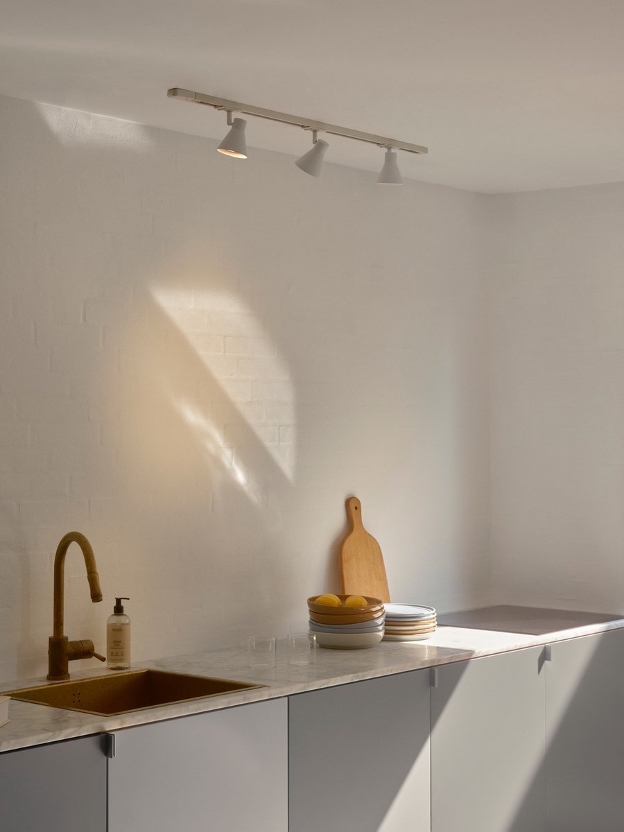 Nordlux Eik Link 3-Spot + 1m 2510399901 Højvolt-skinnesystem-lampe Link GU10 Hvid