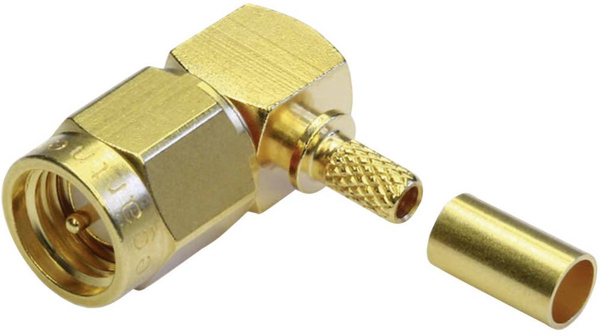 Telegärtner 100027635 100027635 SMA-stikforbindelse Stik, vinklet 50 Ω 1 stk