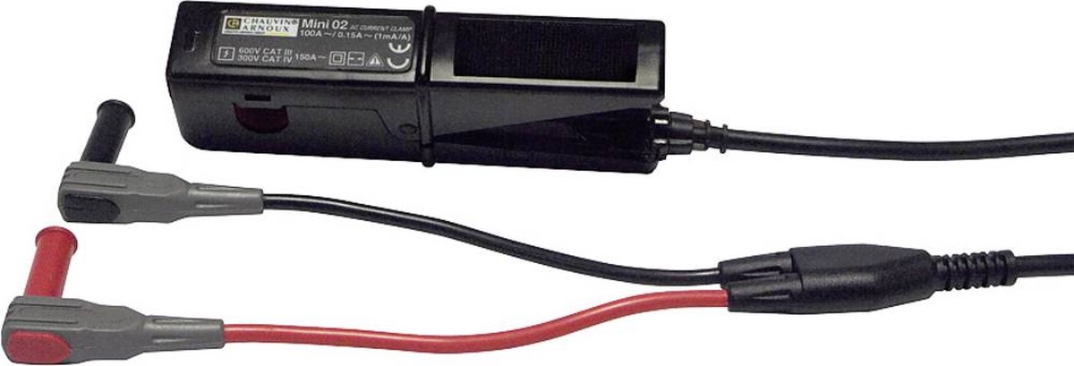 Chauvin Arnoux Mini 02 Strømtangsadapter Måleområde A/AC (område): 50 mA - 100 A